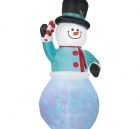 H-001 12′ Kaleidoscope Snowman Inflatable