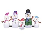 H-011 8.5′ Snowman Family Inflatable