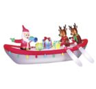 H-012 10′ Row Boat Santa Inflatable