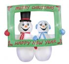 H-008 Picture Frame with Snowmen Inflatable