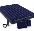 AB-68765E 8.75in Queen Classic Downy Airbed With Hand Pump