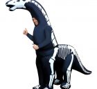 C-P842873 Adult Inflatable Skeleton Diplodocus Costume