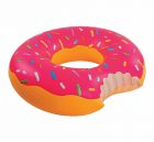 T-1144 Jumbo Inflatable BigMouth Pink Donut Pool Float