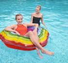 PT-007 Rainbow Ribbon Inflatable Swim Tube
