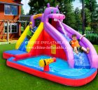IS-007 Baby Animal Inflatable Bouncer Water Party Slide Castle Bouncy Castle for Kids
