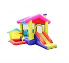 IB-015 Customized Hot Selling Nylon White Wedding Castle Kids Play Tent Indoor Inflatable Slide