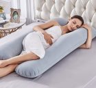 IP-004 Manufacturer Supply Save Volume Inflatable Pillow Full Body U Shaped Pregnancy Inflatable Pillow